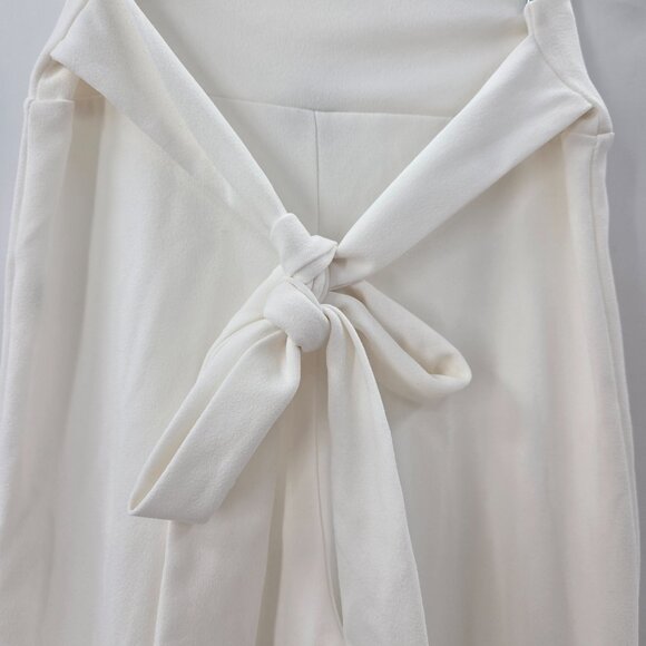 Windsor White Elastic Pull On Back Tie Trousers Size XS - Picture 7 of 13